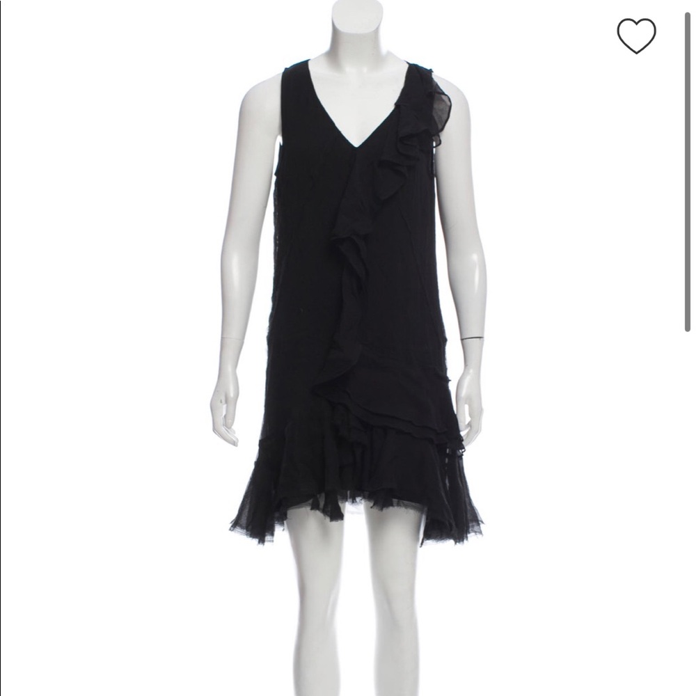 Calyspo St Barth ruffle dress SZ S